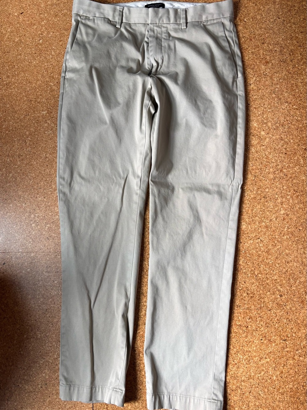 Banana Republic Slim Chinos in Light Tan